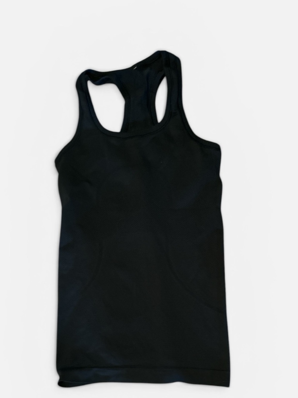 Lululemon Black Racerback Seamless Athletic Tank Top